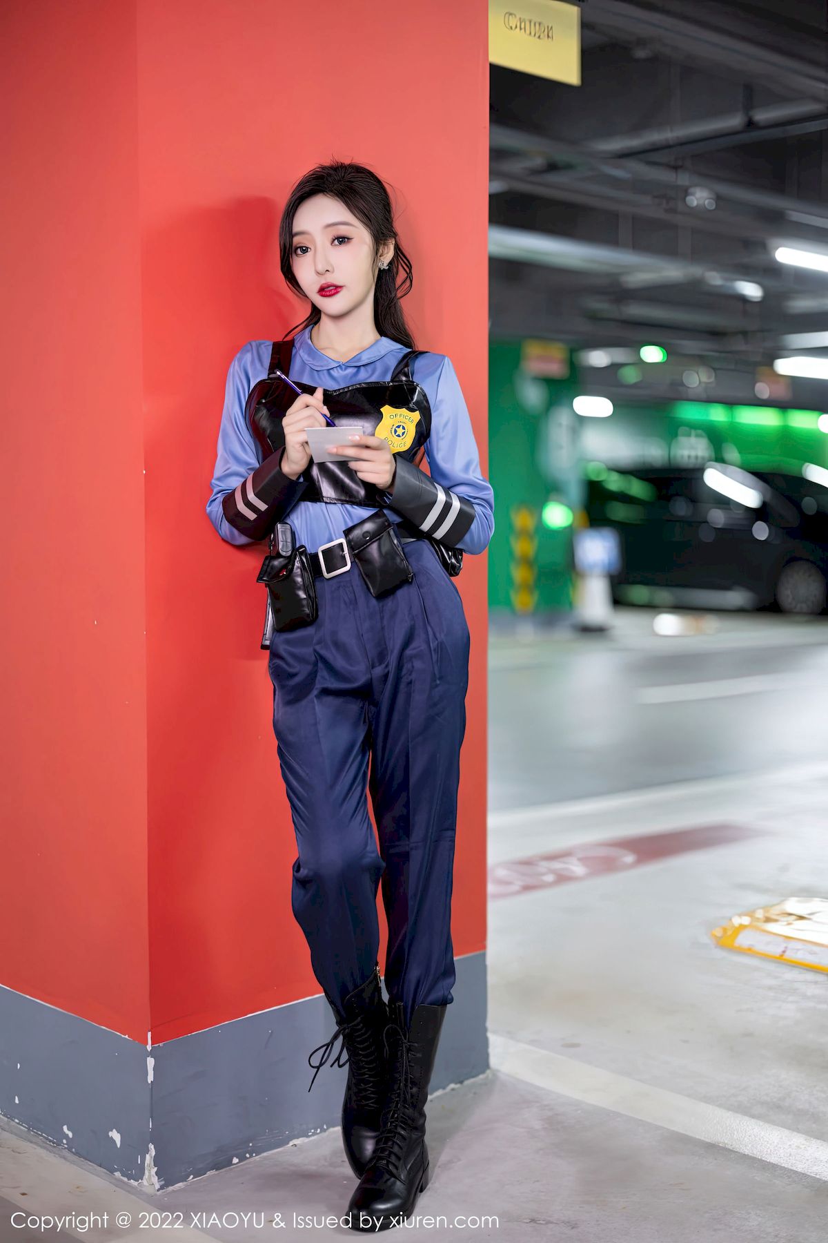 [语画界XIAOYU] Vol.929 女神王馨瑶yanni – 女警制服+灰丝制服性感写真-小爱·美女部落