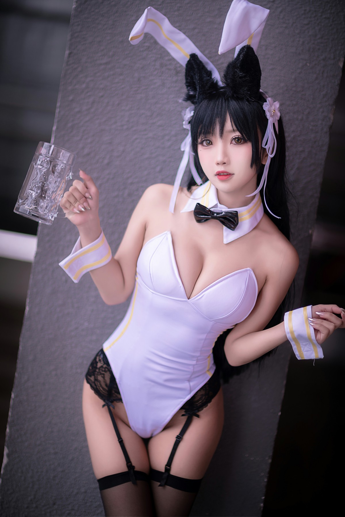 图片[2]-[Cosplay]鬼畜瑶在不在 – 黑丝兔女郎 – COSPLAY-小爱·美女部落