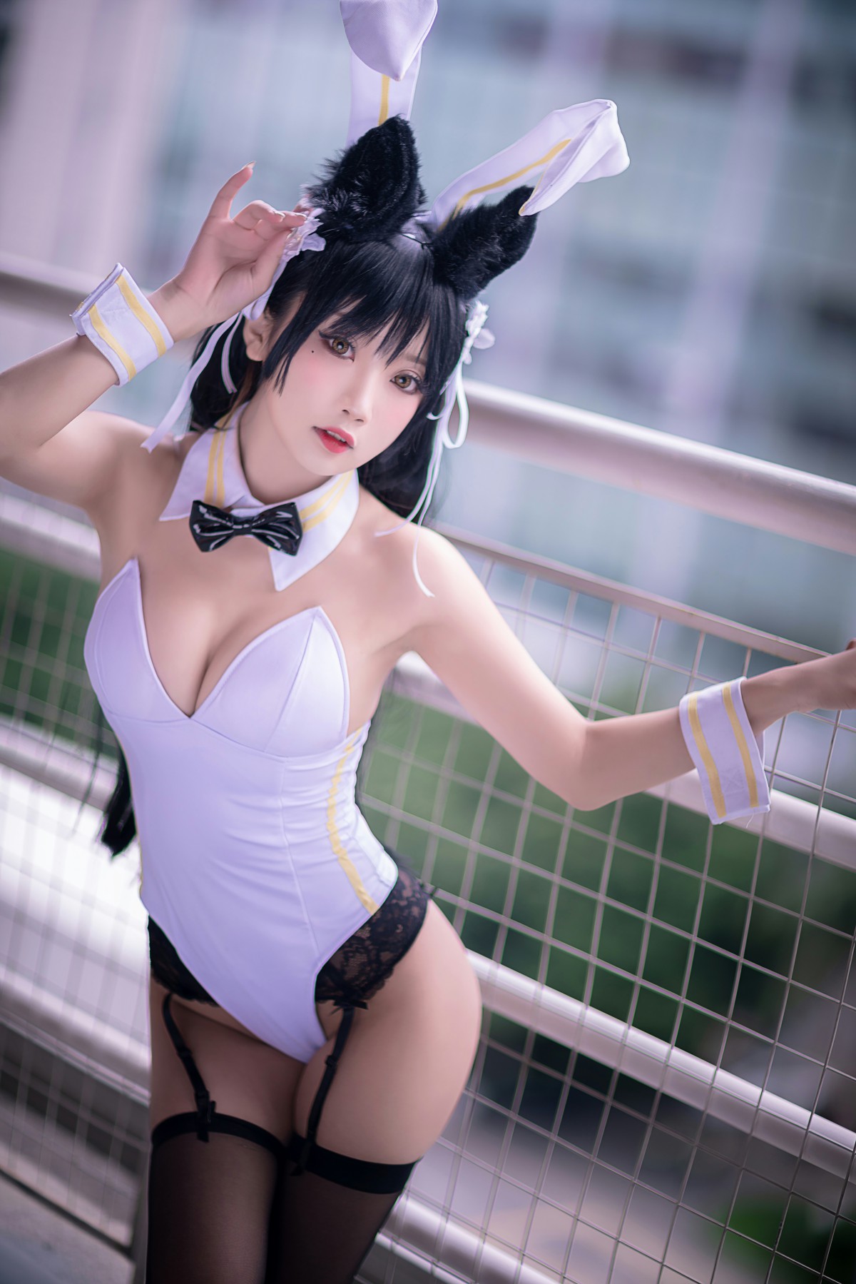 图片[7]-[Cosplay]鬼畜瑶在不在 – 黑丝兔女郎 – COSPLAY-小爱·美女部落