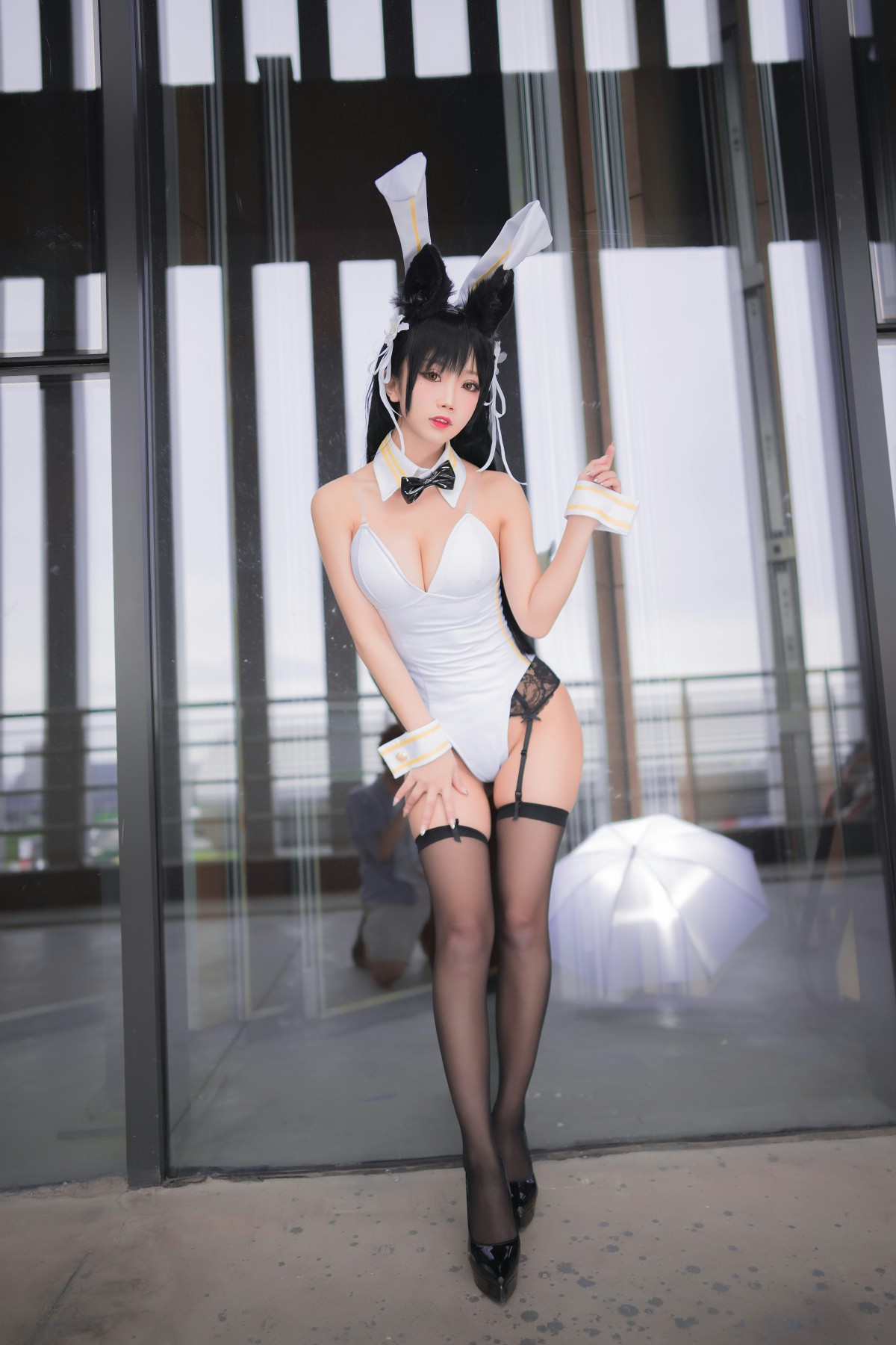 图片[16]-[Cosplay]鬼畜瑶在不在 – 黑丝兔女郎 – COSPLAY-小爱·美女部落