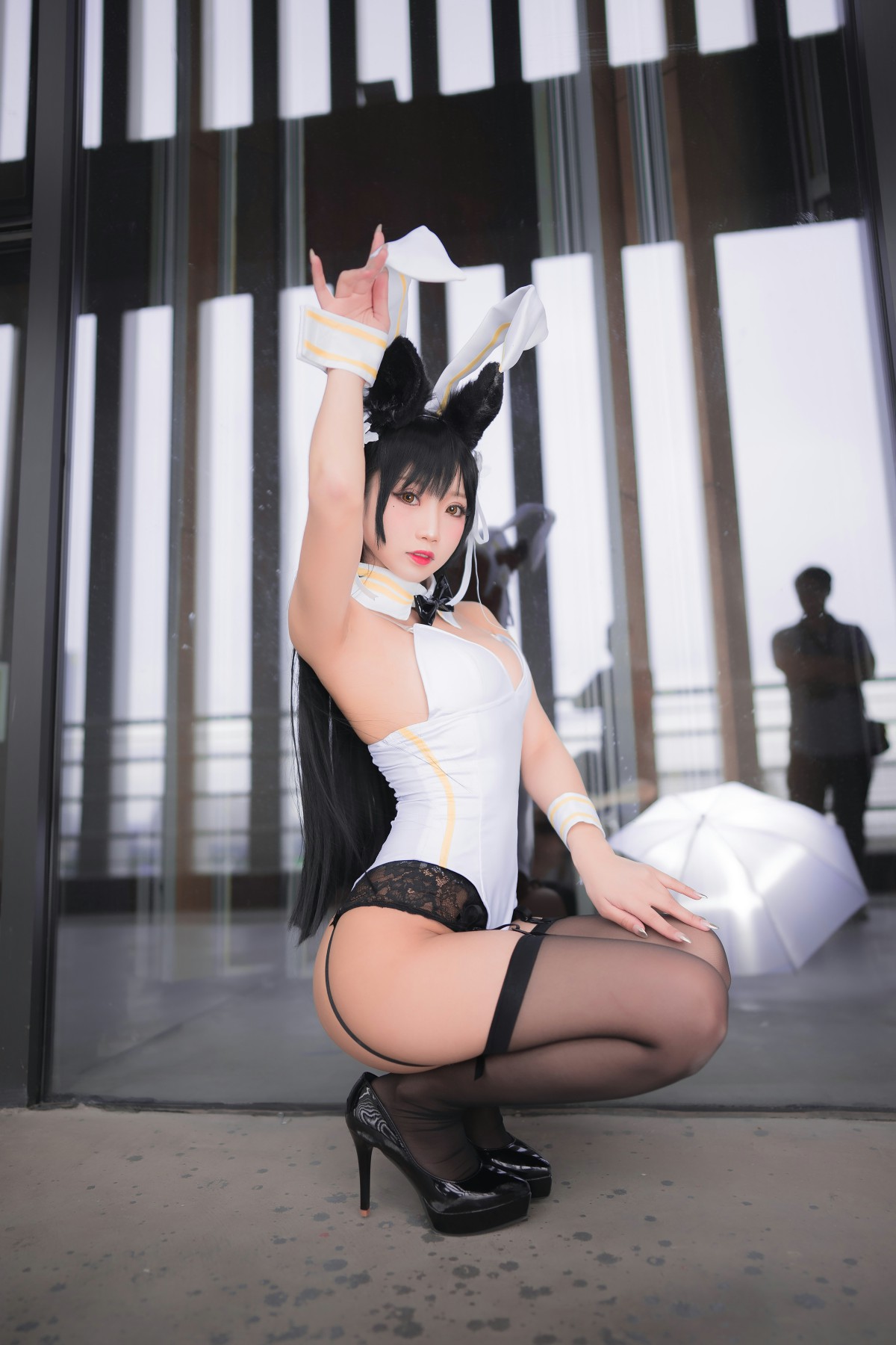 图片[14]-[Cosplay]鬼畜瑶在不在 – 黑丝兔女郎 – COSPLAY-小爱·美女部落