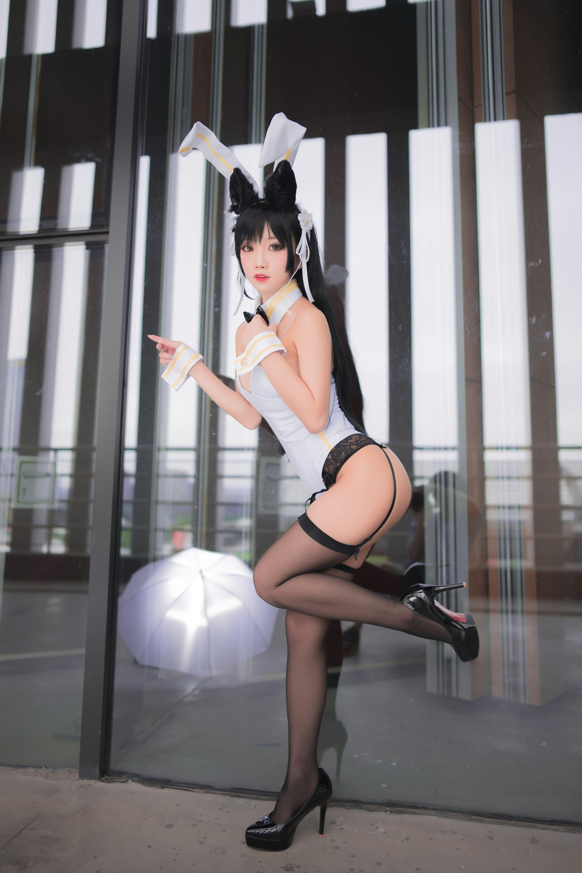 图片[19]-[Cosplay]鬼畜瑶在不在 – 黑丝兔女郎 – COSPLAY-小爱·美女部落