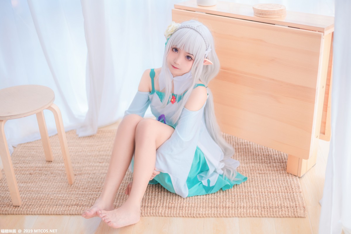 图片[3]-[喵糖映画]VOL.020 COS白发魔女 – COSPLAY-小爱·美女部落