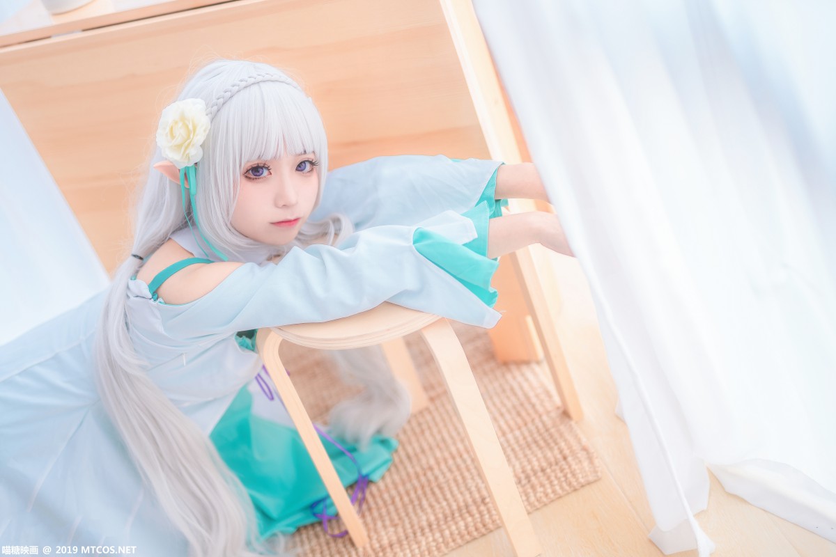 图片[10]-[喵糖映画]VOL.020 COS白发魔女 – COSPLAY-小爱·美女部落