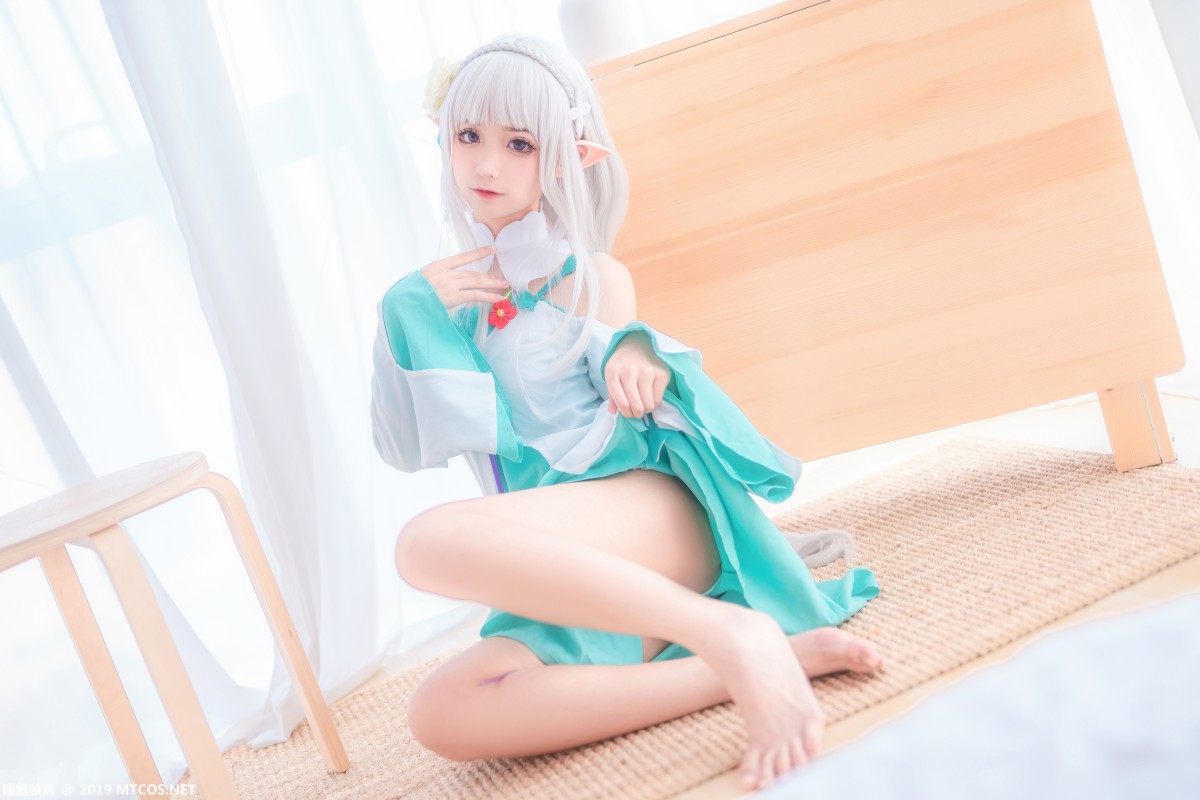 图片[33]-[喵糖映画]VOL.020 COS白发魔女 – COSPLAY-小爱·美女部落