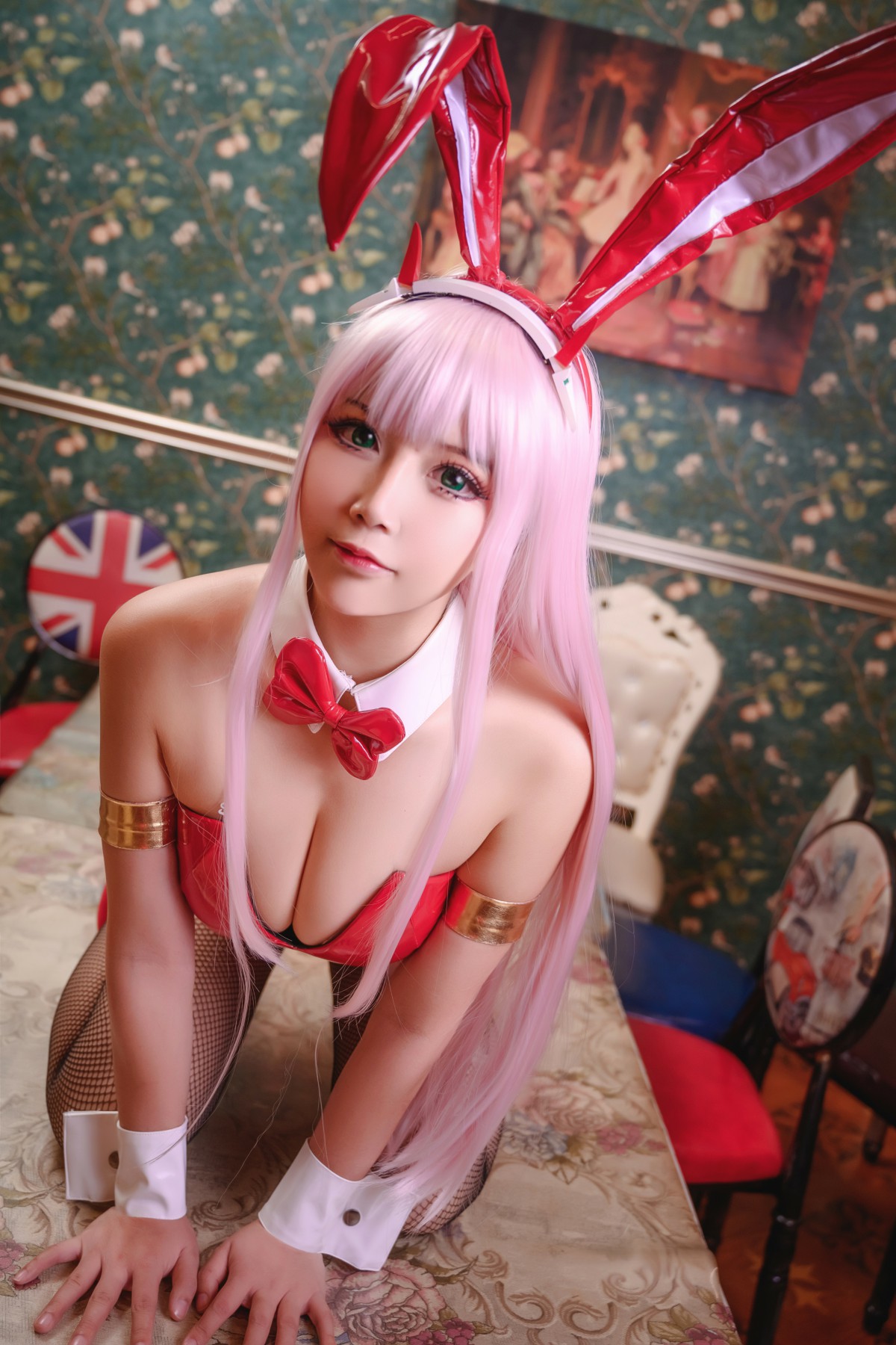 图片[3]-[Cosplay]抱走莫子 – 02 网袜兔女郎 – COSPLAY-小爱·美女部落