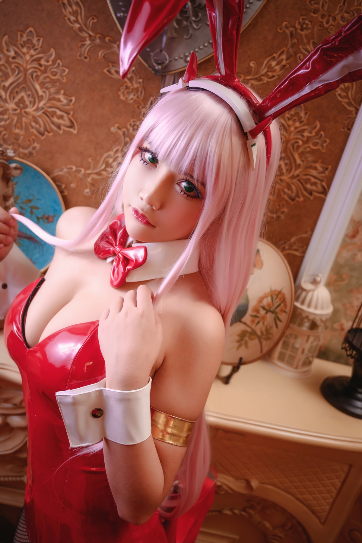 图片[4]-[Cosplay]抱走莫子 – 02 网袜兔女郎 – COSPLAY-小爱·美女部落