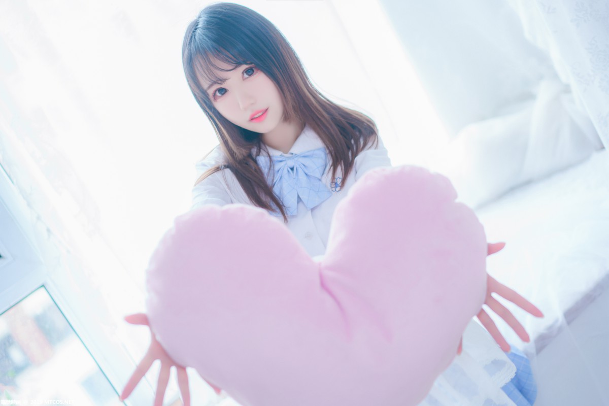 图片[46]-[喵糖映画]VOL.019 蓝白梦幻少女 – COSPLAY-小爱·美女部落