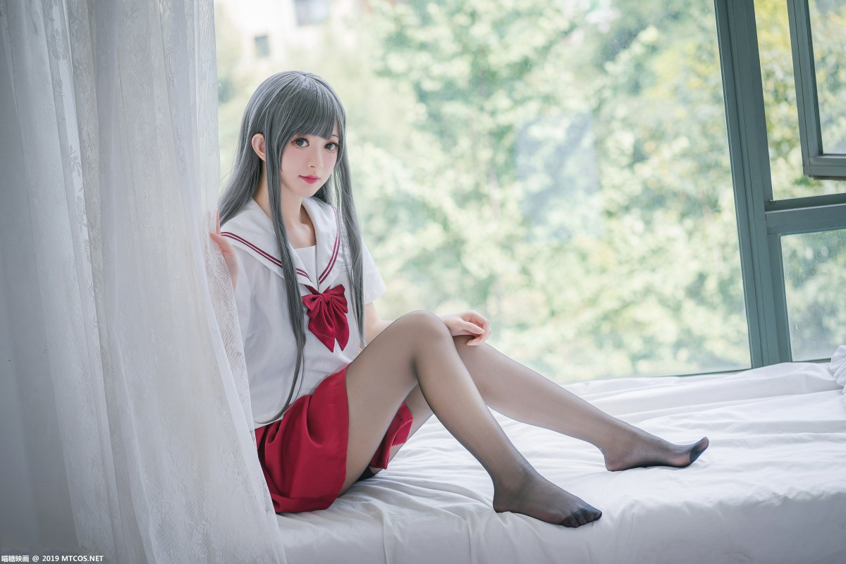 图片[3]-[喵糖映画]VOL.017 白发魔女 – COSPLAY-小爱·美女部落