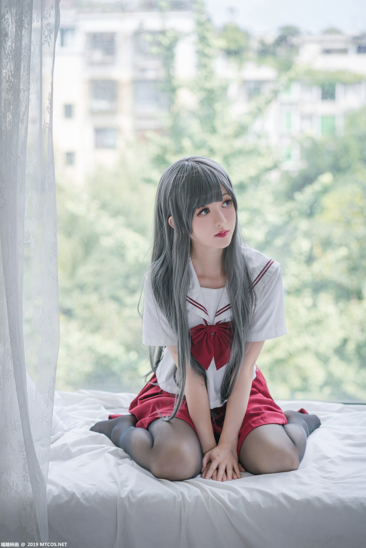 图片[5]-[喵糖映画]VOL.017 白发魔女 – COSPLAY-小爱·美女部落
