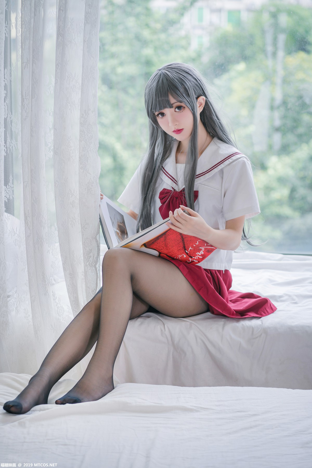 图片[7]-[喵糖映画]VOL.017 白发魔女 – COSPLAY-小爱·美女部落