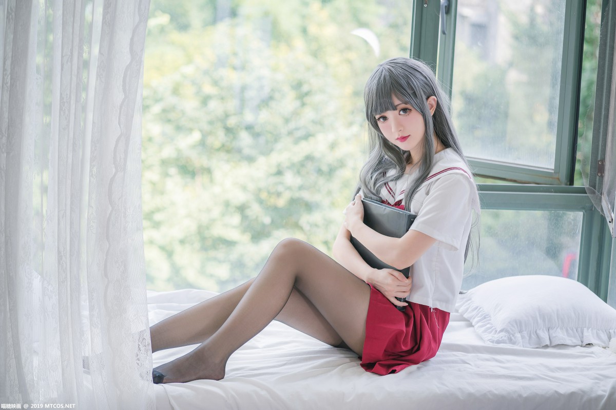 图片[9]-[喵糖映画]VOL.017 白发魔女 – COSPLAY-小爱·美女部落
