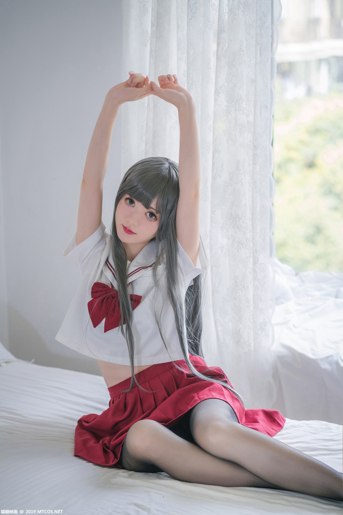 图片[13]-[喵糖映画]VOL.017 白发魔女 – COSPLAY-小爱·美女部落