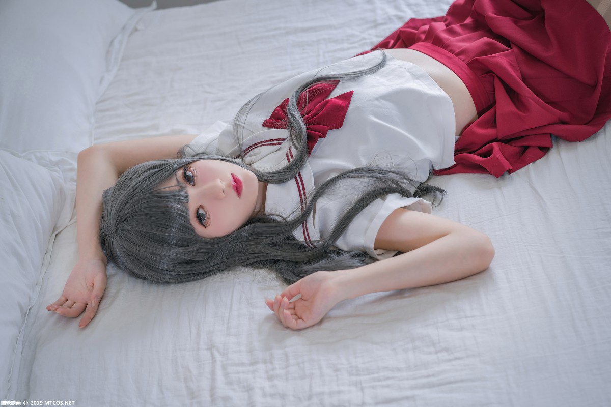 图片[16]-[喵糖映画]VOL.017 白发魔女 – COSPLAY-小爱·美女部落