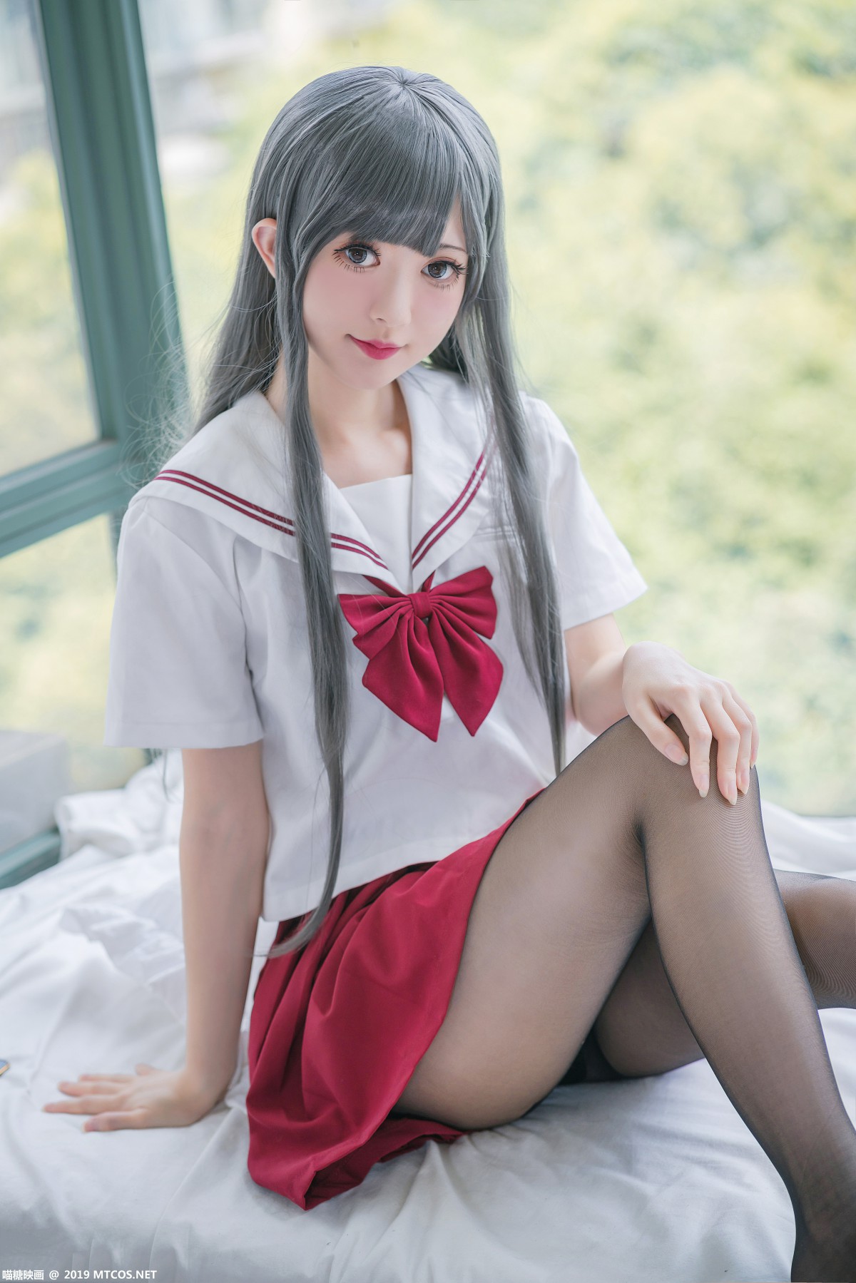 图片[32]-[喵糖映画]VOL.017 白发魔女 – COSPLAY-小爱·美女部落
