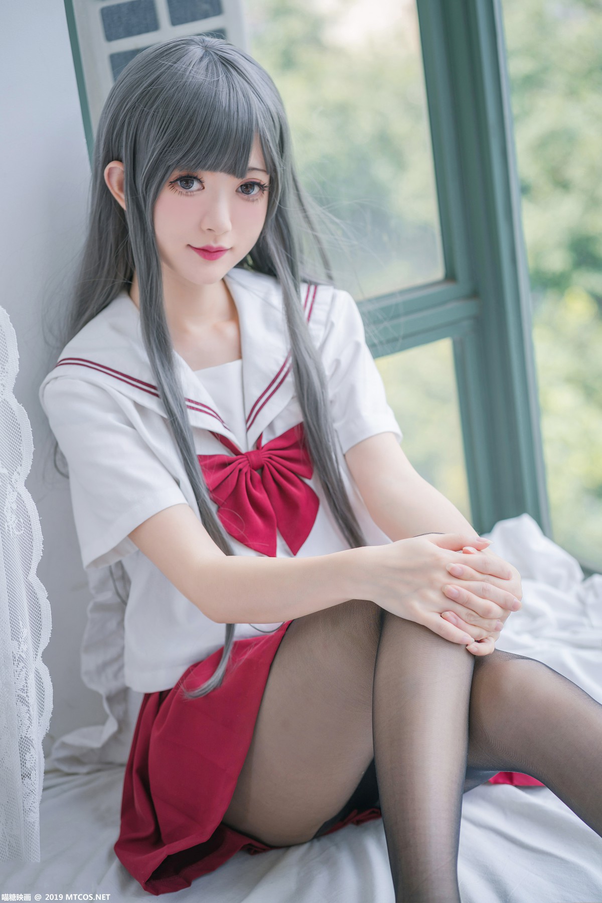 图片[33]-[喵糖映画]VOL.017 白发魔女 – COSPLAY-小爱·美女部落