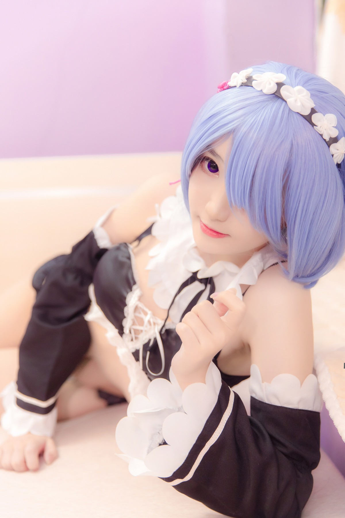 [Cosplay]南桃Momoko – 蕾姆内衣 – COSPLAY-小爱·美女部落