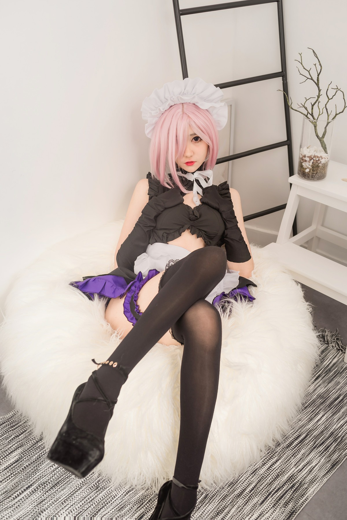 图片[8]-[Cosplay]南桃Momoko – 玛修女仆 – COSPLAY-小爱·美女部落