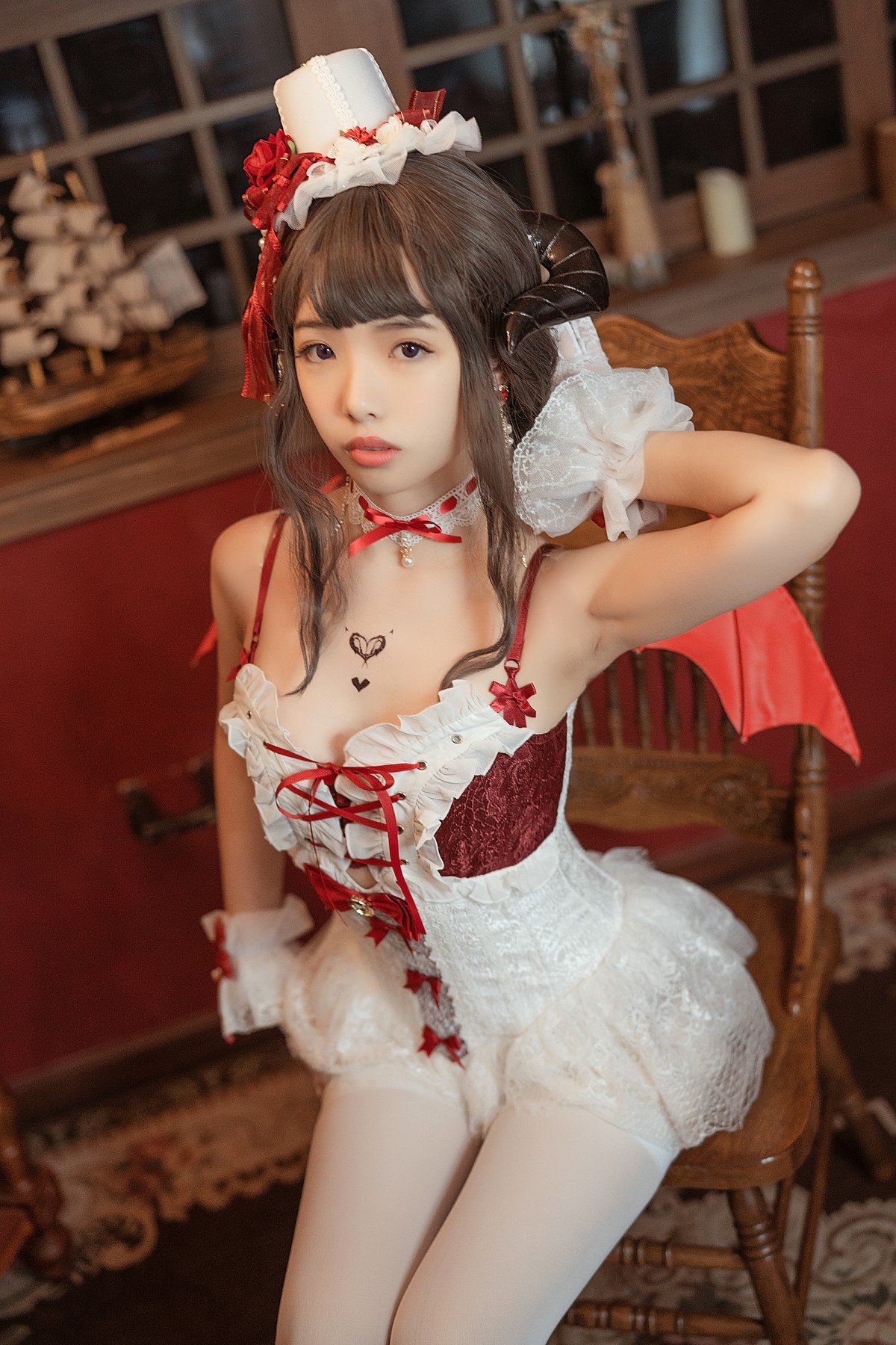 图片[2]-[Cosplay]雯妹不讲道理 – 魅魔 Elegant d – COSPLAY-小爱·美女部落