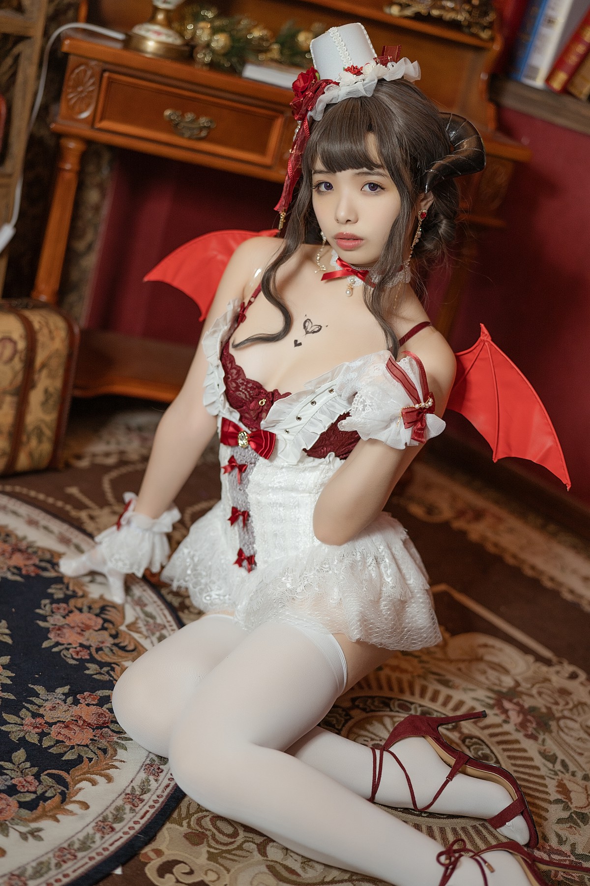 图片[24]-[Cosplay]雯妹不讲道理 – 魅魔 Elegant d – COSPLAY-小爱·美女部落