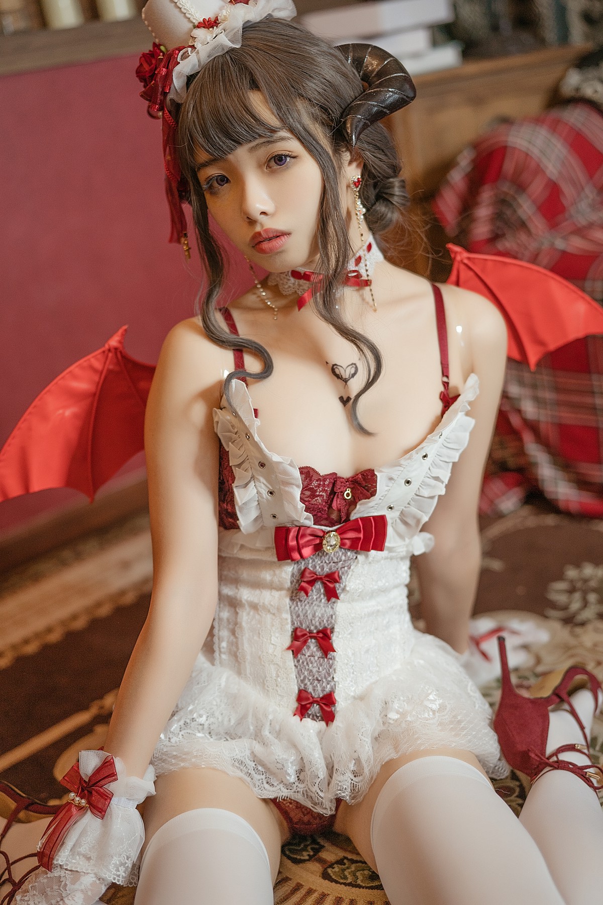 图片[22]-[Cosplay]雯妹不讲道理 – 魅魔 Elegant d – COSPLAY-小爱·美女部落
