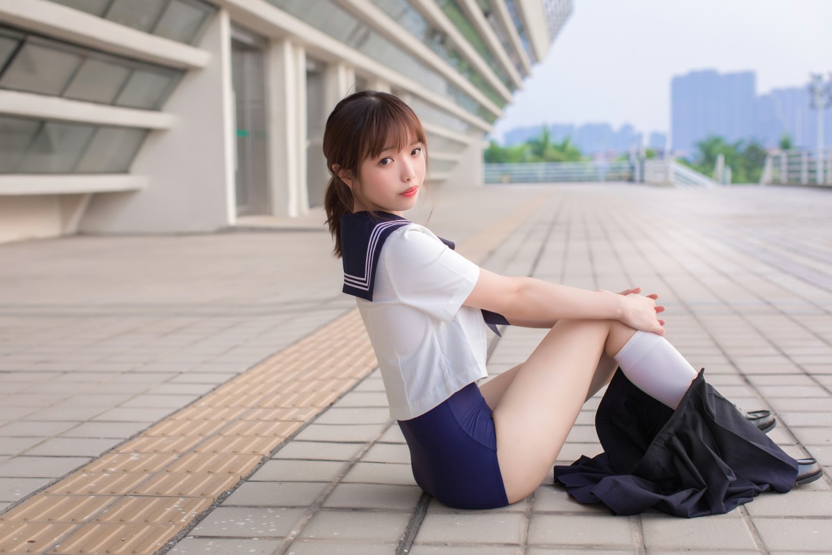图片[17]-[Cosplay]雯妹不讲道理 – JK 白丝 死库水 – COSPLAY-小爱·美女部落