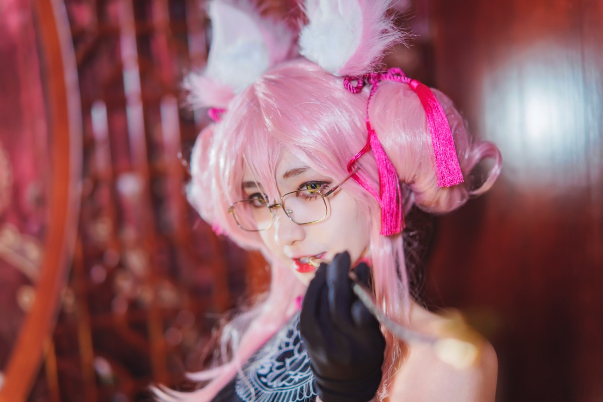 图片[7]-[Cosplay]南桃Momoko – 玉藻前旗袍 – COSPLAY-小爱·美女部落