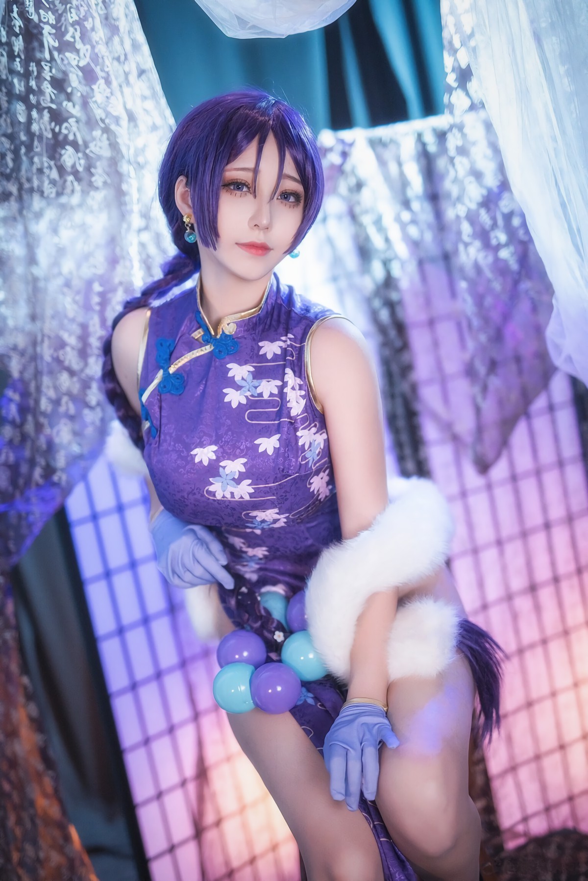 [Cosplay]菌烨tako – FGO奶光旗袍 – COSPLAY-小爱·美女部落