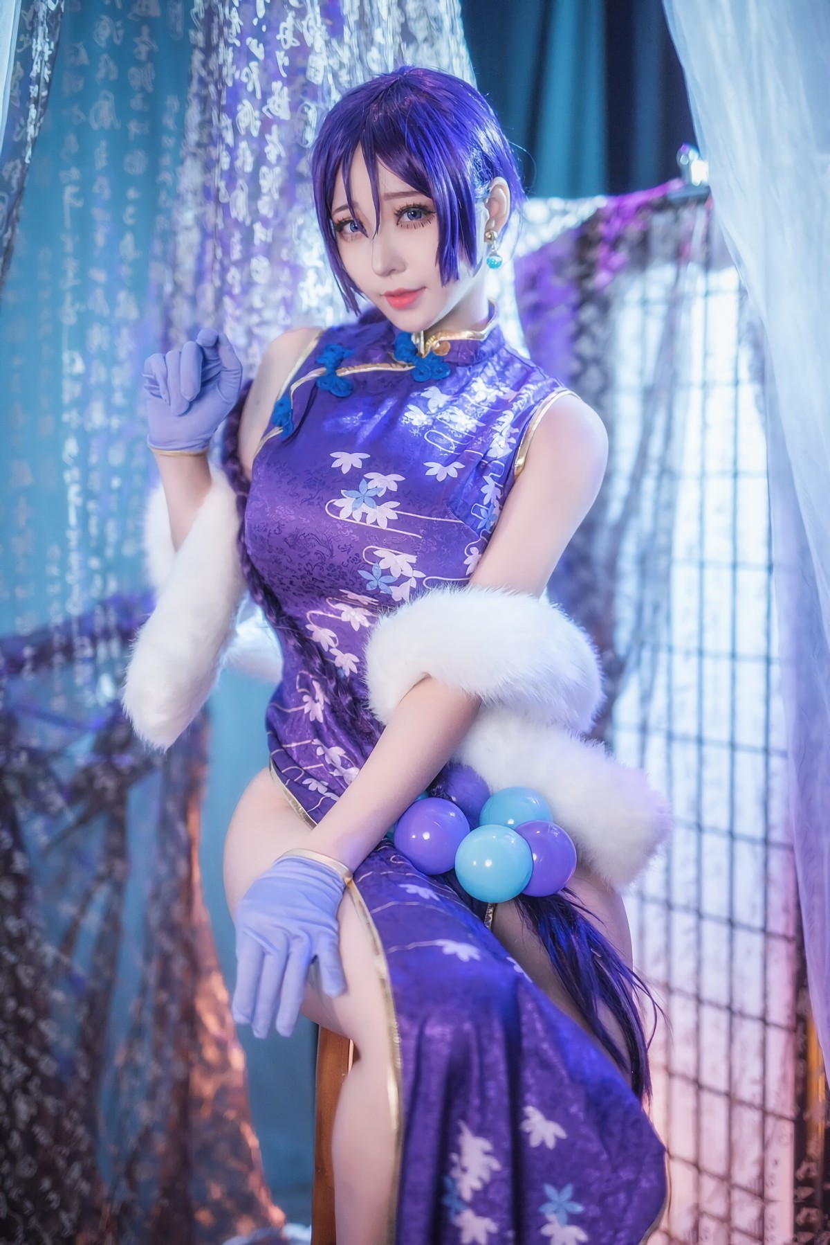 图片[3]-[Cosplay]菌烨tako – FGO奶光旗袍 – COSPLAY-小爱·美女部落