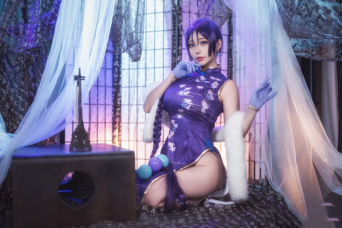 图片[6]-[Cosplay]菌烨tako – FGO奶光旗袍 – COSPLAY-小爱·美女部落