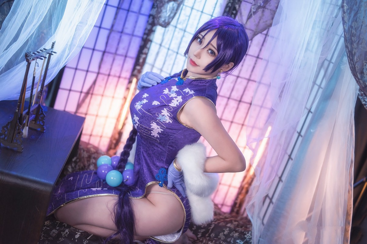 图片[13]-[Cosplay]菌烨tako – FGO奶光旗袍 – COSPLAY-小爱·美女部落