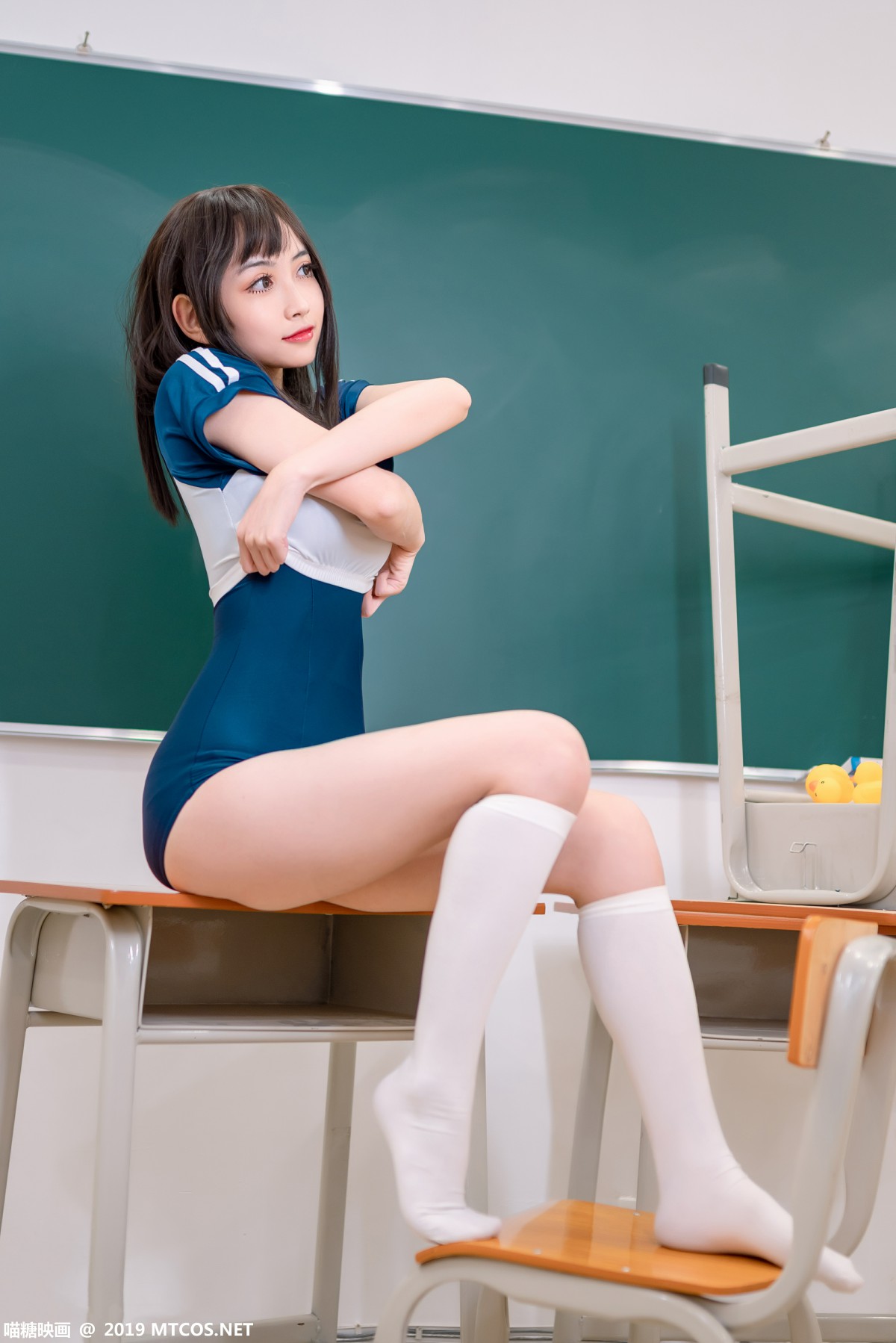 图片[8]-[喵糖映画]VOL.016 蓝白死库水 – COSPLAY-小爱·美女部落