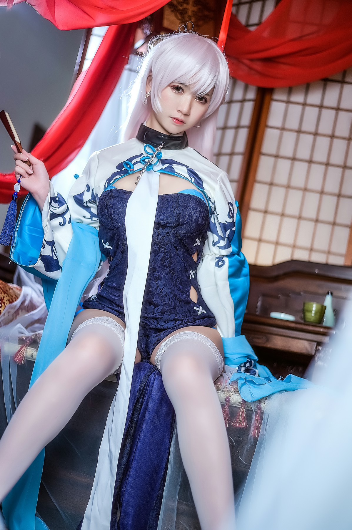 图片[6]-[Cosplay]鳗鱼霏儿 – 碧蓝华裳 贝姐 – COSPLAY-小爱·美女部落
