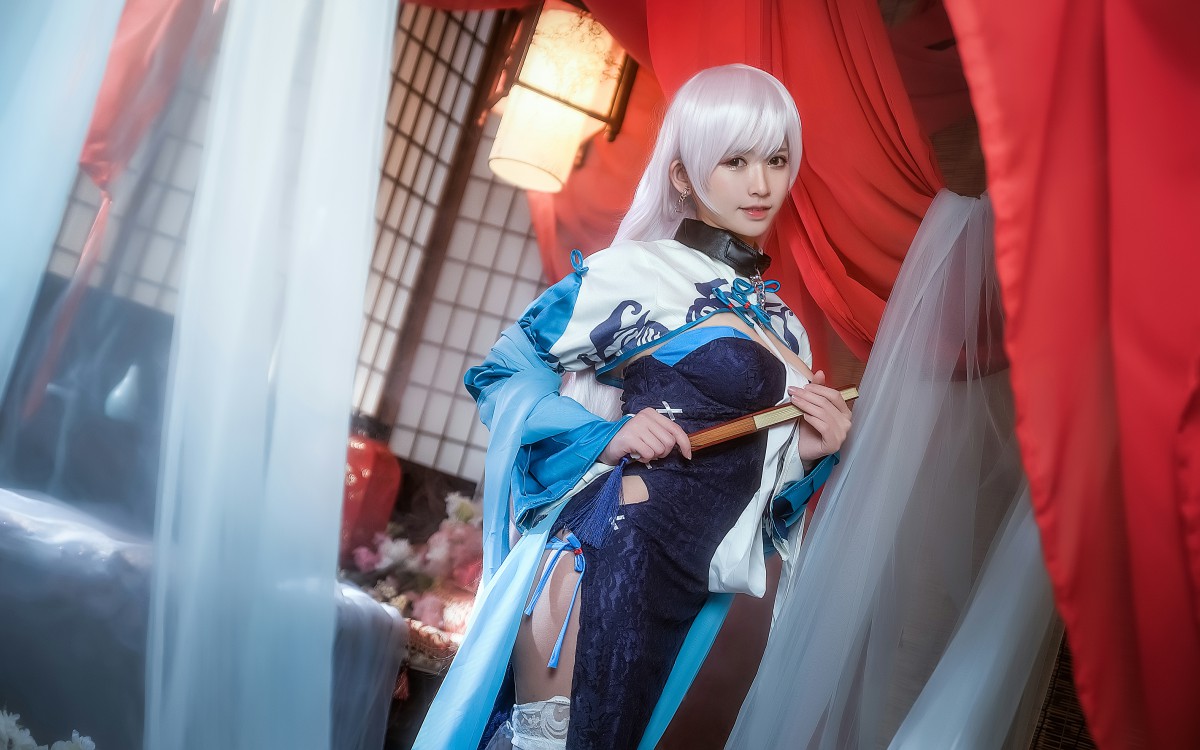 图片[7]-[Cosplay]鳗鱼霏儿 – 碧蓝华裳 贝姐 – COSPLAY-小爱·美女部落