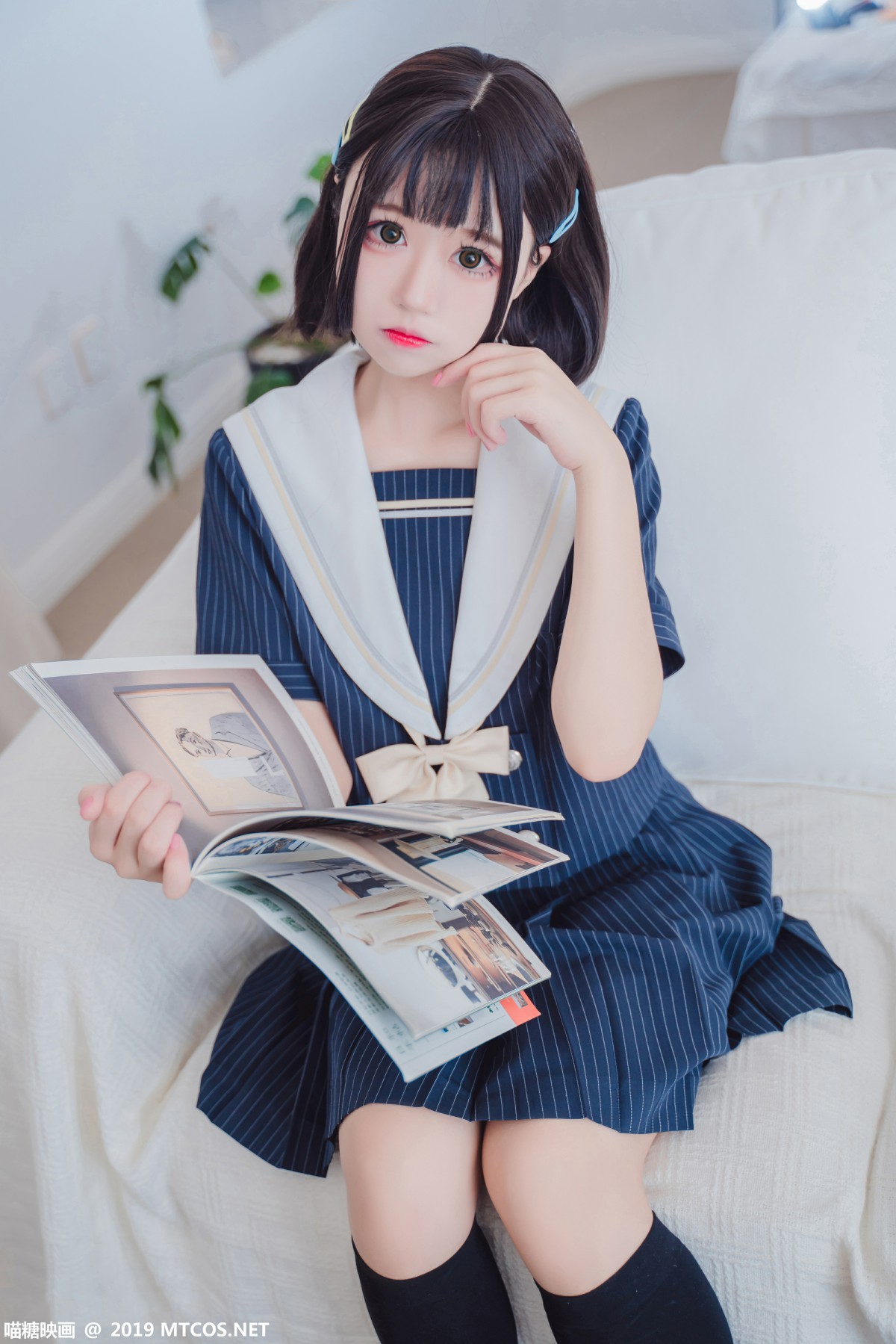 图片[2]-[喵糖映画]VOL.013 JK制服 – COSPLAY-小爱·美女部落