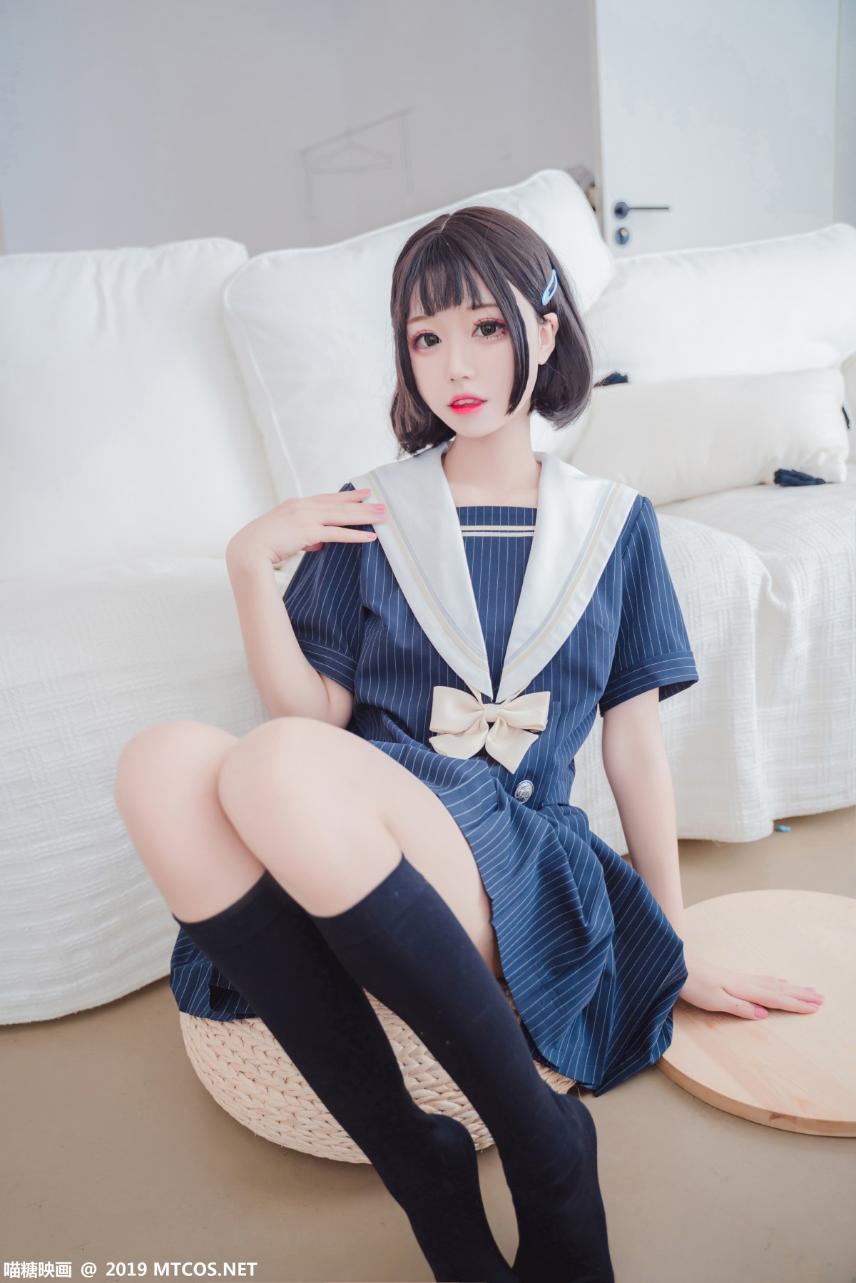 图片[3]-[喵糖映画]VOL.013 JK制服 – COSPLAY-小爱·美女部落