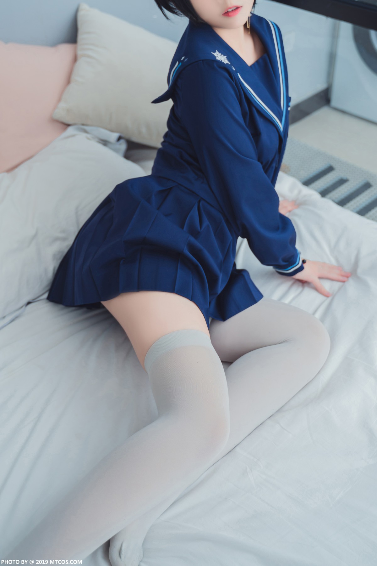 图片[3]-[喵糖映画]VOL.010 大眼JK妹 – COSPLAY-小爱·美女部落