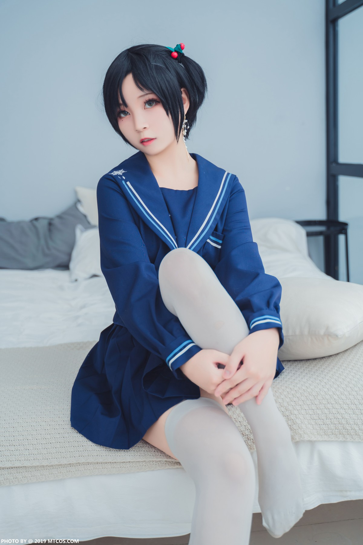 图片[23]-[喵糖映画]VOL.010 大眼JK妹 – COSPLAY-小爱·美女部落