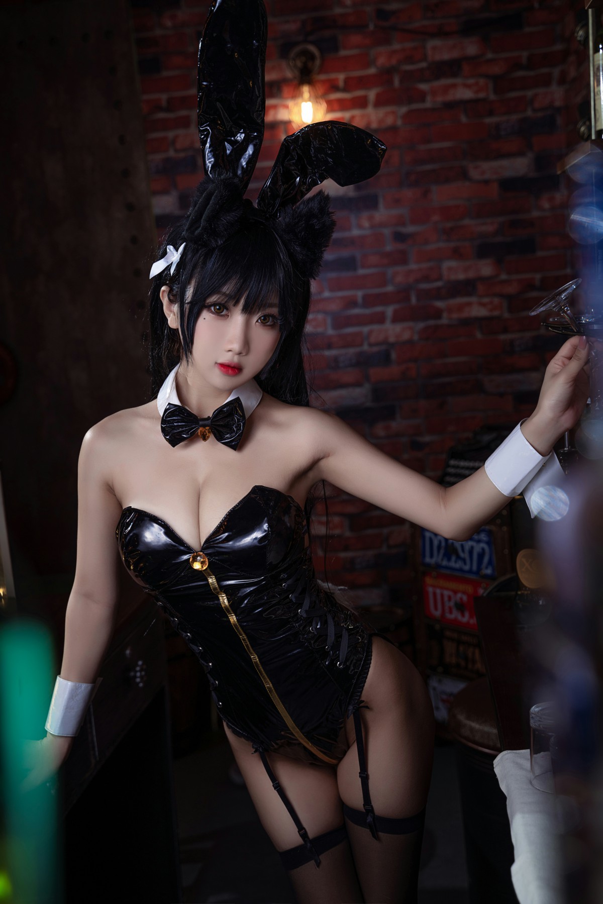 图片[4]-[Cosplay]鬼畜瑶在不在 – 黑色同人兔女郎 – COSPLAY-小爱·美女部落