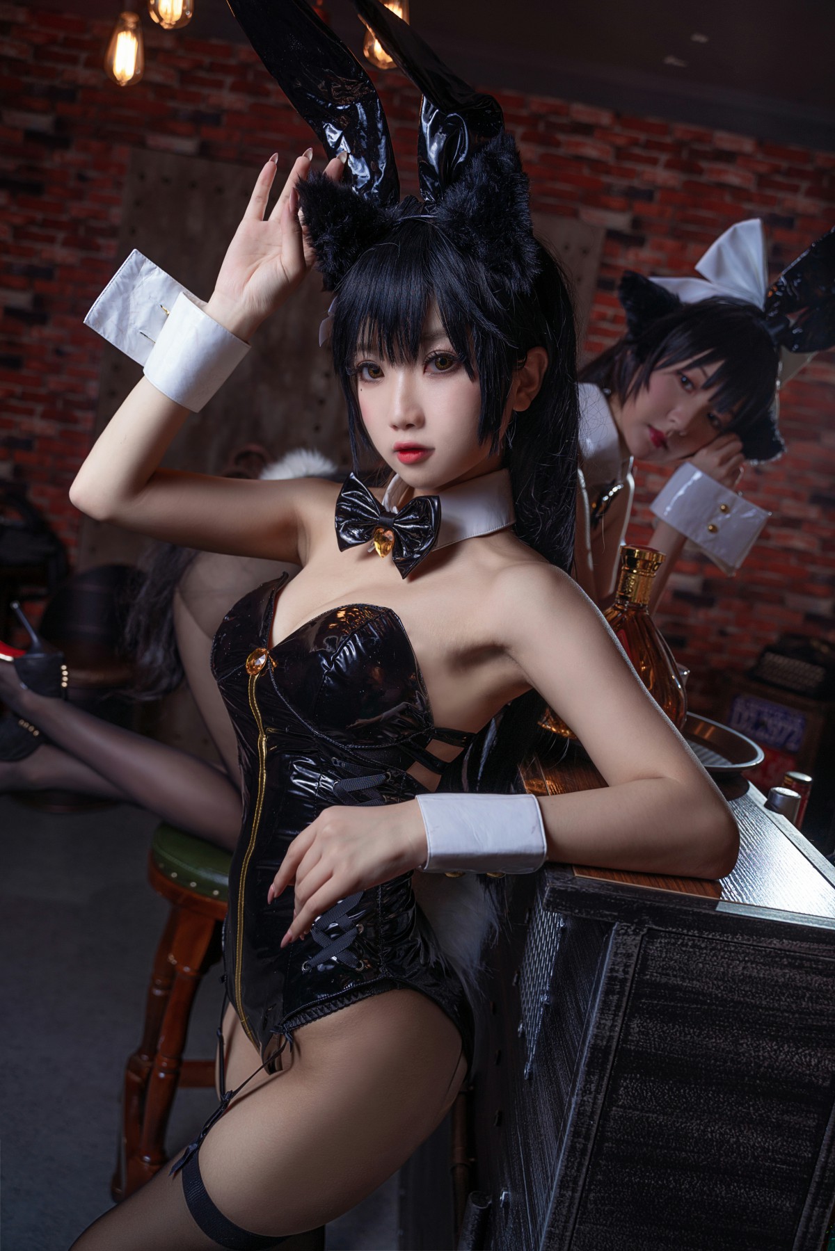图片[15]-[Cosplay]鬼畜瑶在不在 – 黑色同人兔女郎 – COSPLAY-小爱·美女部落