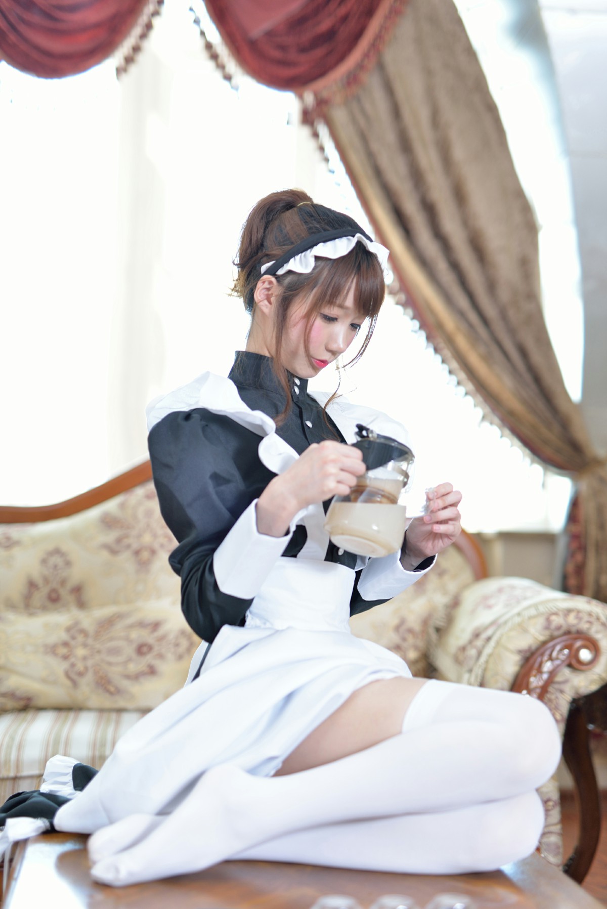 图片[13]-[Cosplay]NAGISA魔物喵 – vol.07 女仆小姐 图套 – COSPLAY-小爱·美女部落