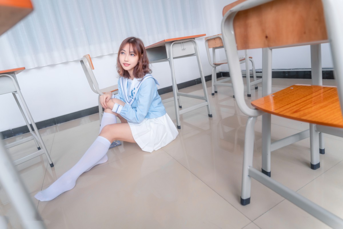 图片[11]-[喵糖映画]VOL.009 小黄鸭与白丝 – COSPLAY-小爱·美女部落