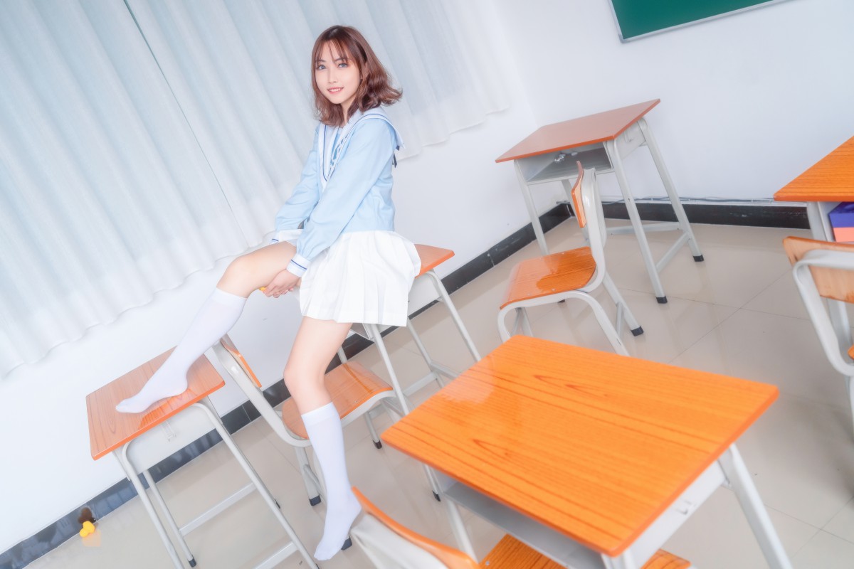 图片[32]-[喵糖映画]VOL.009 小黄鸭与白丝 – COSPLAY-小爱·美女部落