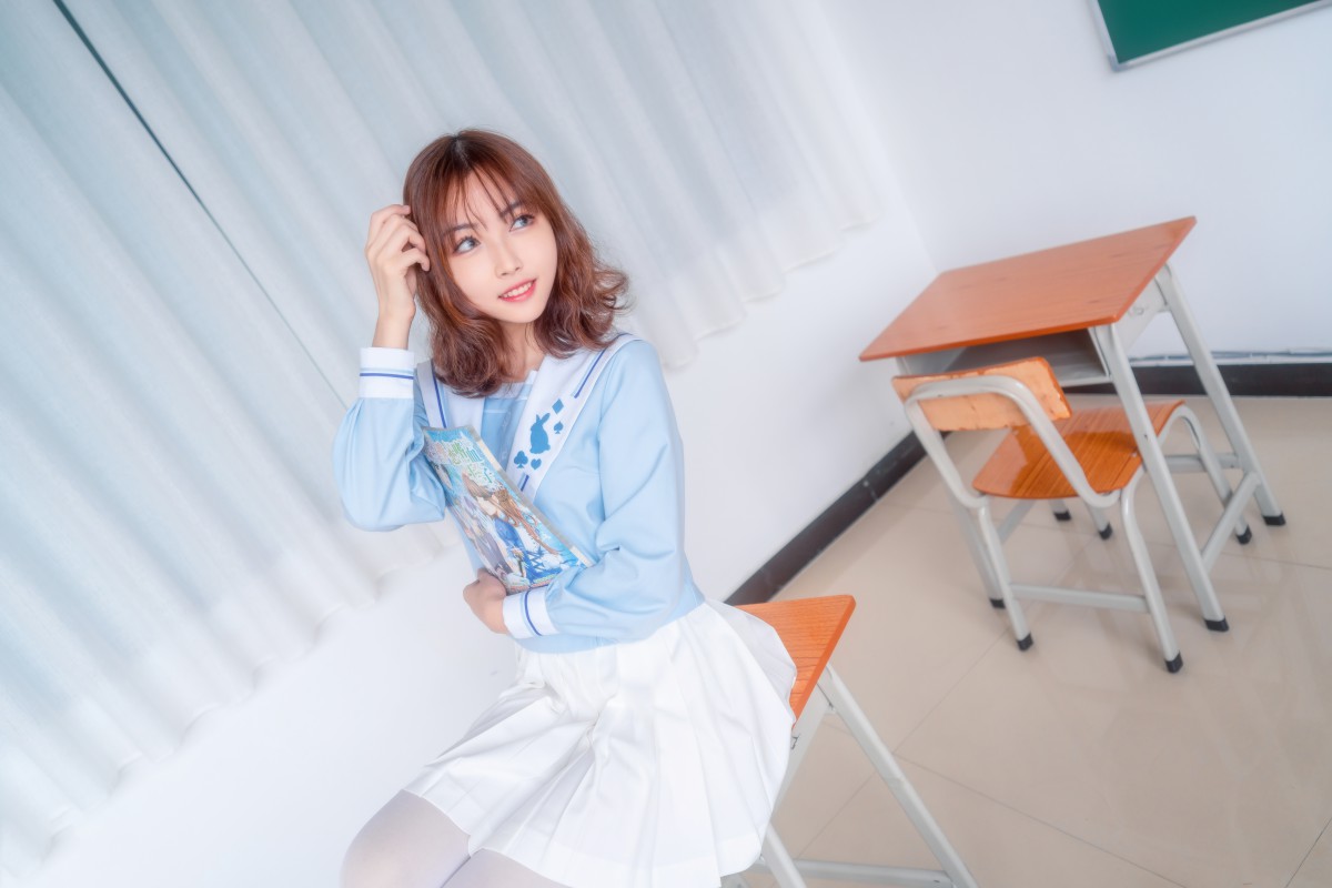 图片[38]-[喵糖映画]VOL.009 小黄鸭与白丝 – COSPLAY-小爱·美女部落