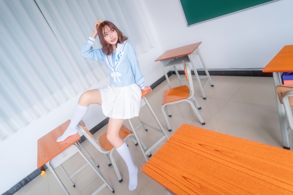 图片[34]-[喵糖映画]VOL.009 小黄鸭与白丝 – COSPLAY-小爱·美女部落