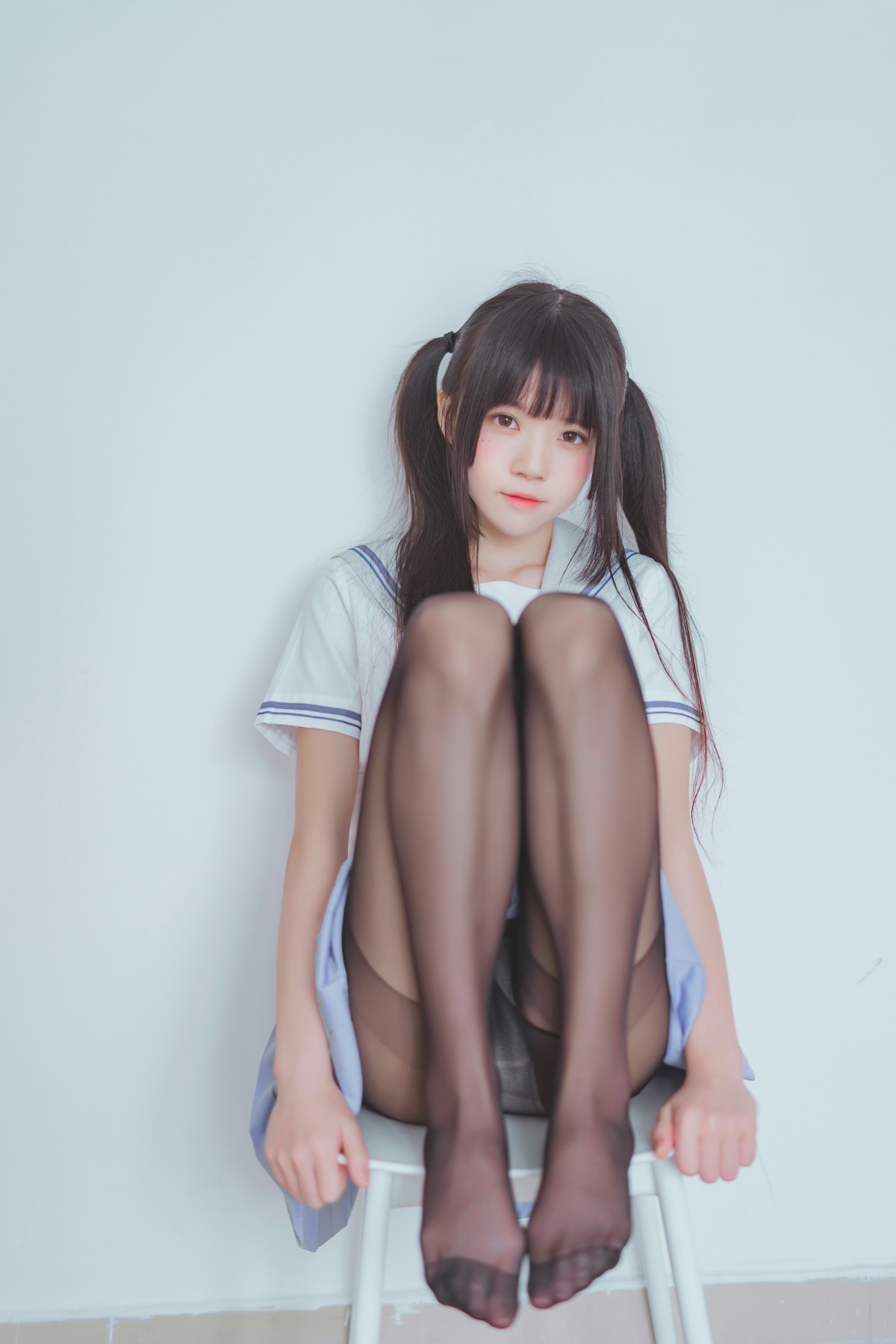 图片[5]-[Cosplay]桜桃喵 – 校服黑丝 – COSPLAY-小爱·美女部落