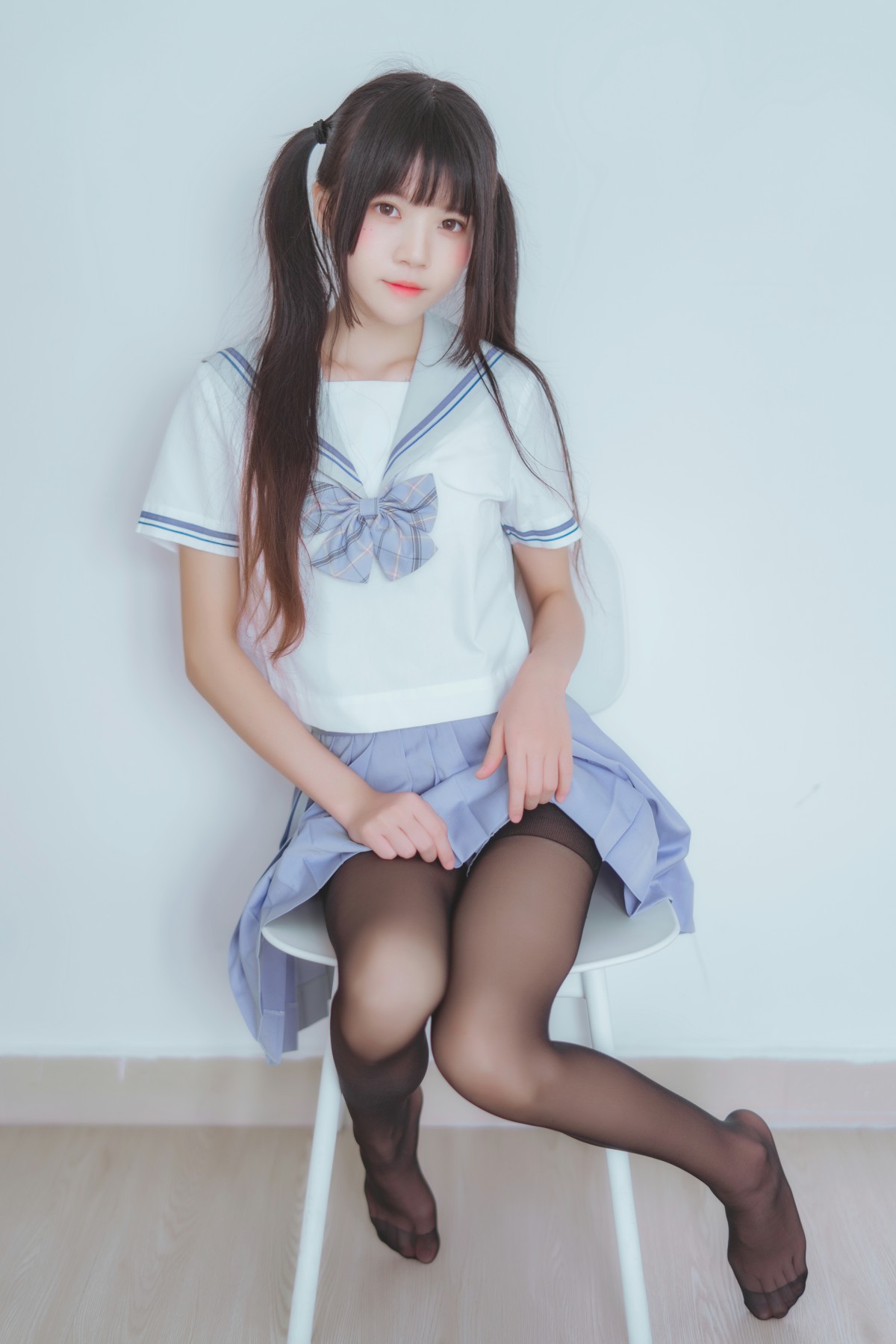 图片[6]-[Cosplay]桜桃喵 – 校服黑丝 – COSPLAY-小爱·美女部落