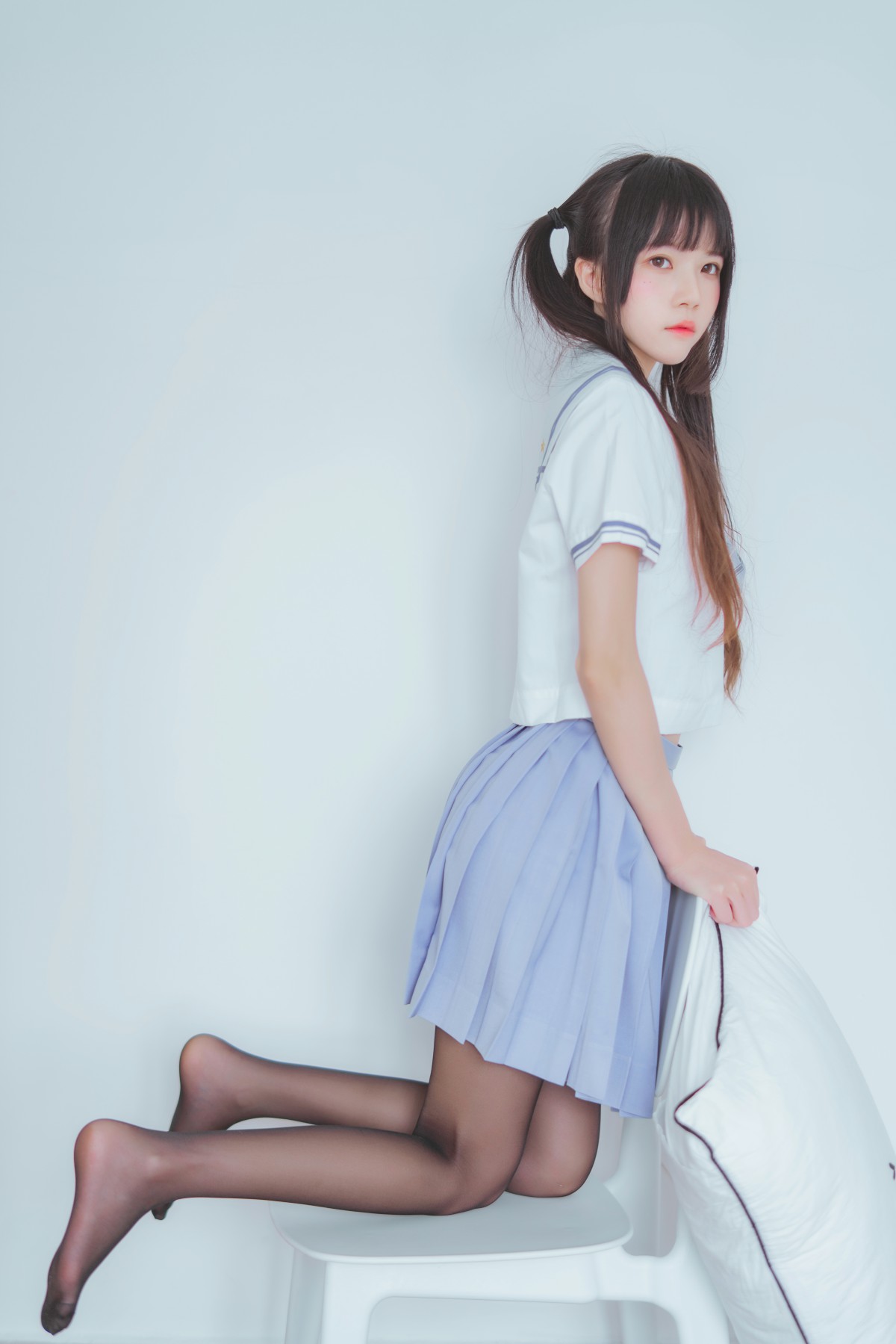 图片[18]-[Cosplay]桜桃喵 – 校服黑丝 – COSPLAY-小爱·美女部落