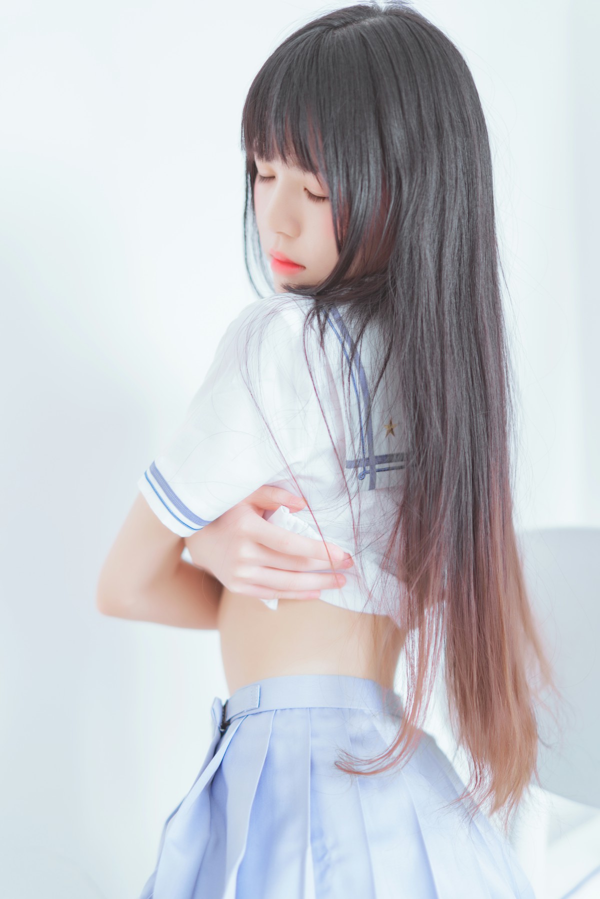 图片[47]-[Cosplay]桜桃喵 – 校服黑丝 – COSPLAY-小爱·美女部落