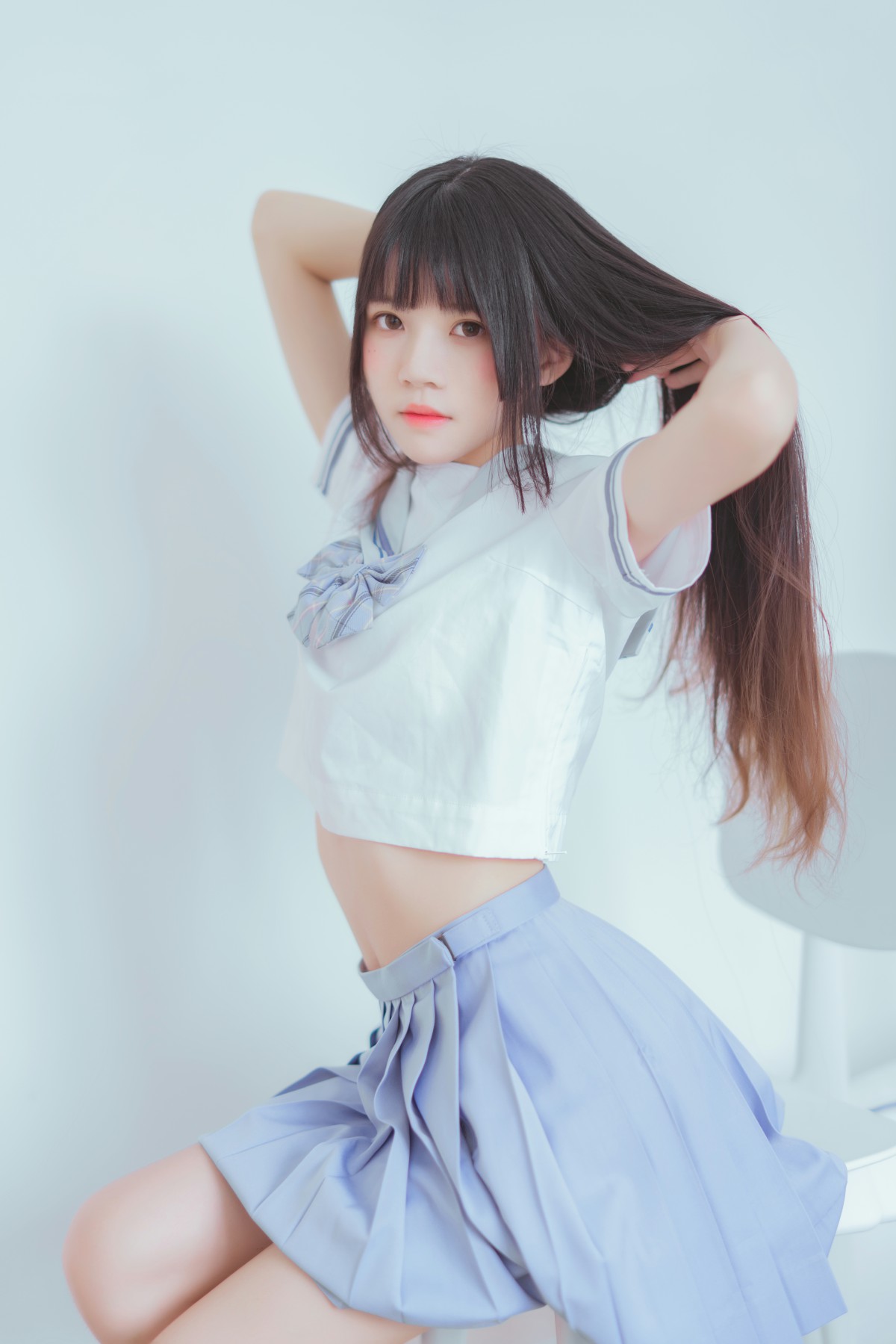 图片[49]-[Cosplay]桜桃喵 – 校服黑丝 – COSPLAY-小爱·美女部落